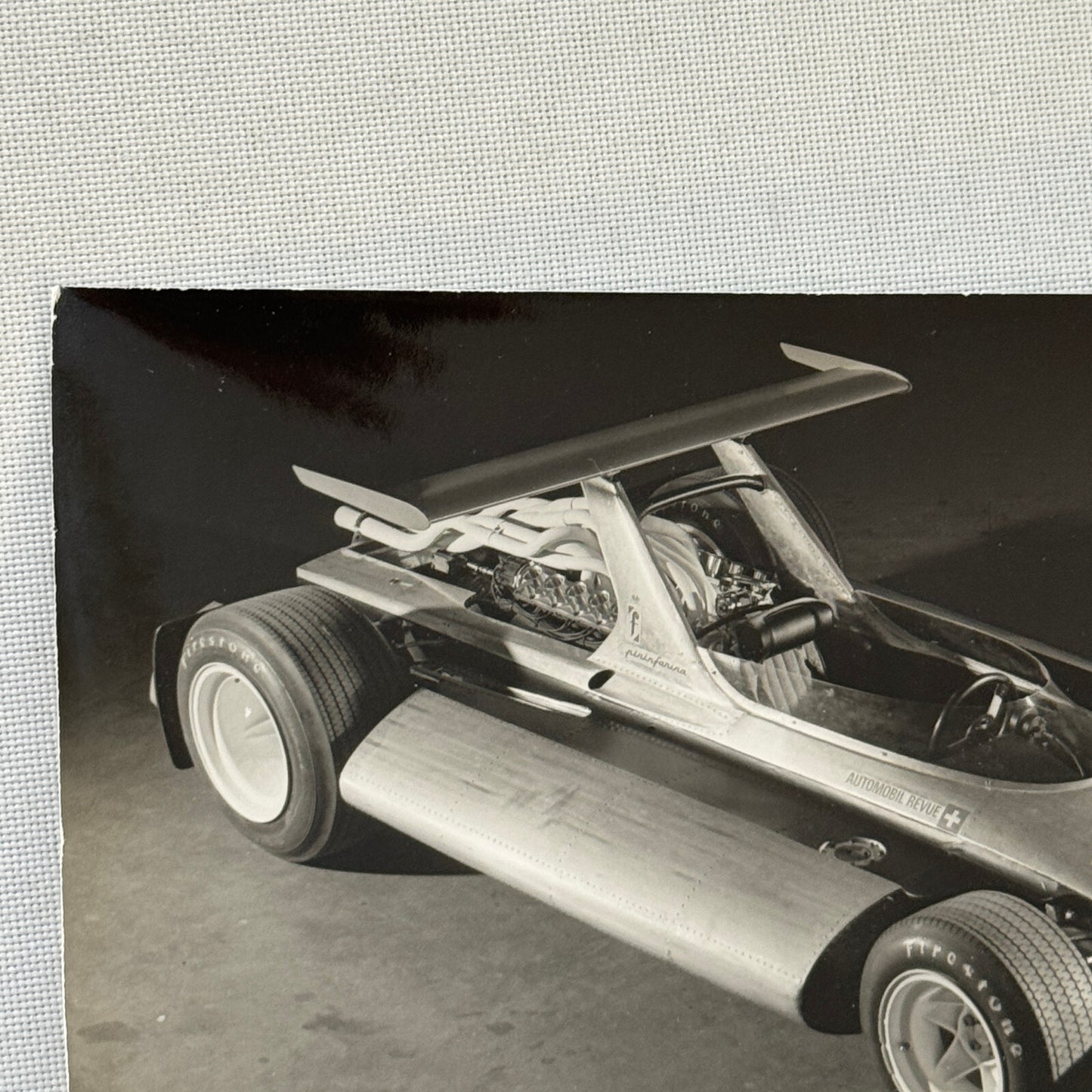 1969 Pininfarina Sigma Grand Prix Concept Car Factory Photo Photograph Print