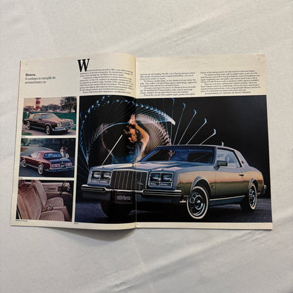 1982 Buick Car Sales Brochure Catalog Riviera Electra LeSabre Regal Skylark