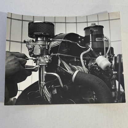 Vintage Volkswagen Oettinger Tuning Engine Motor Photo Photograph Print