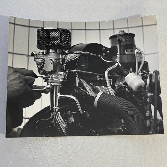 Vintage Volkswagen Oettinger Tuning Engine Motor Photo Photograph Print
