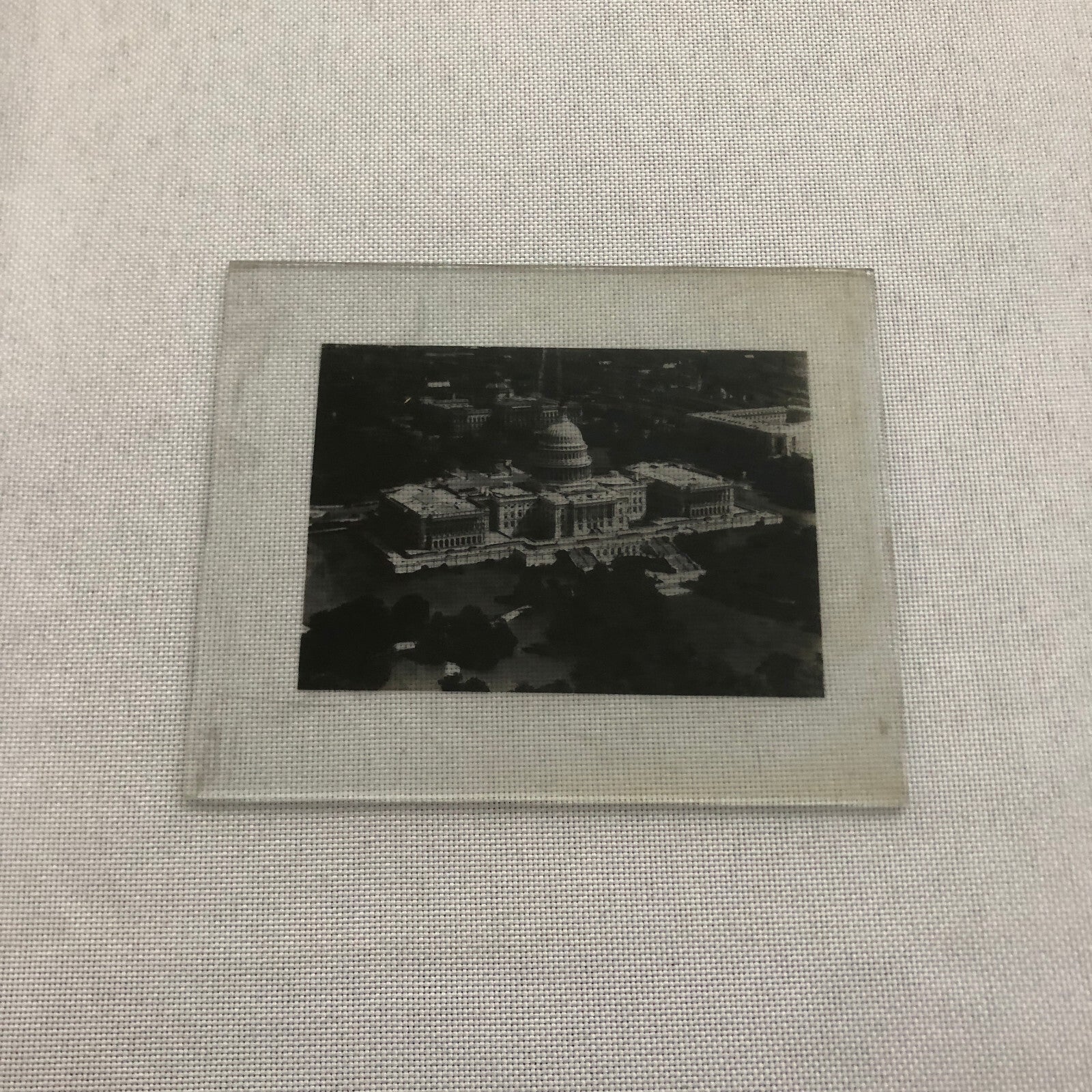Glass Plate Lantern Slide United States Capitol Building Washington DC