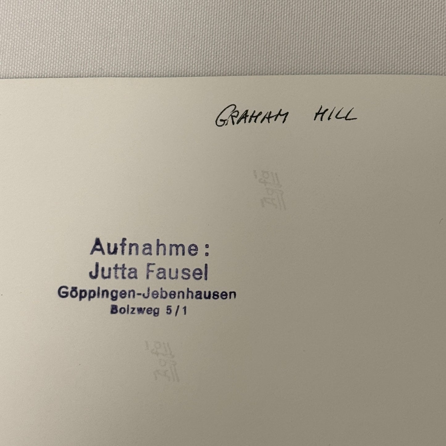 Vintage Racing Photo 1971 Austrian Grand Prix Graham Hill Motorsport Photograph