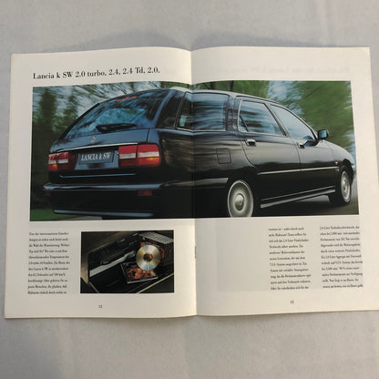 Lancia K SW Station Wagon Sales Brochure Catalog GERMAN LE LS Turbo