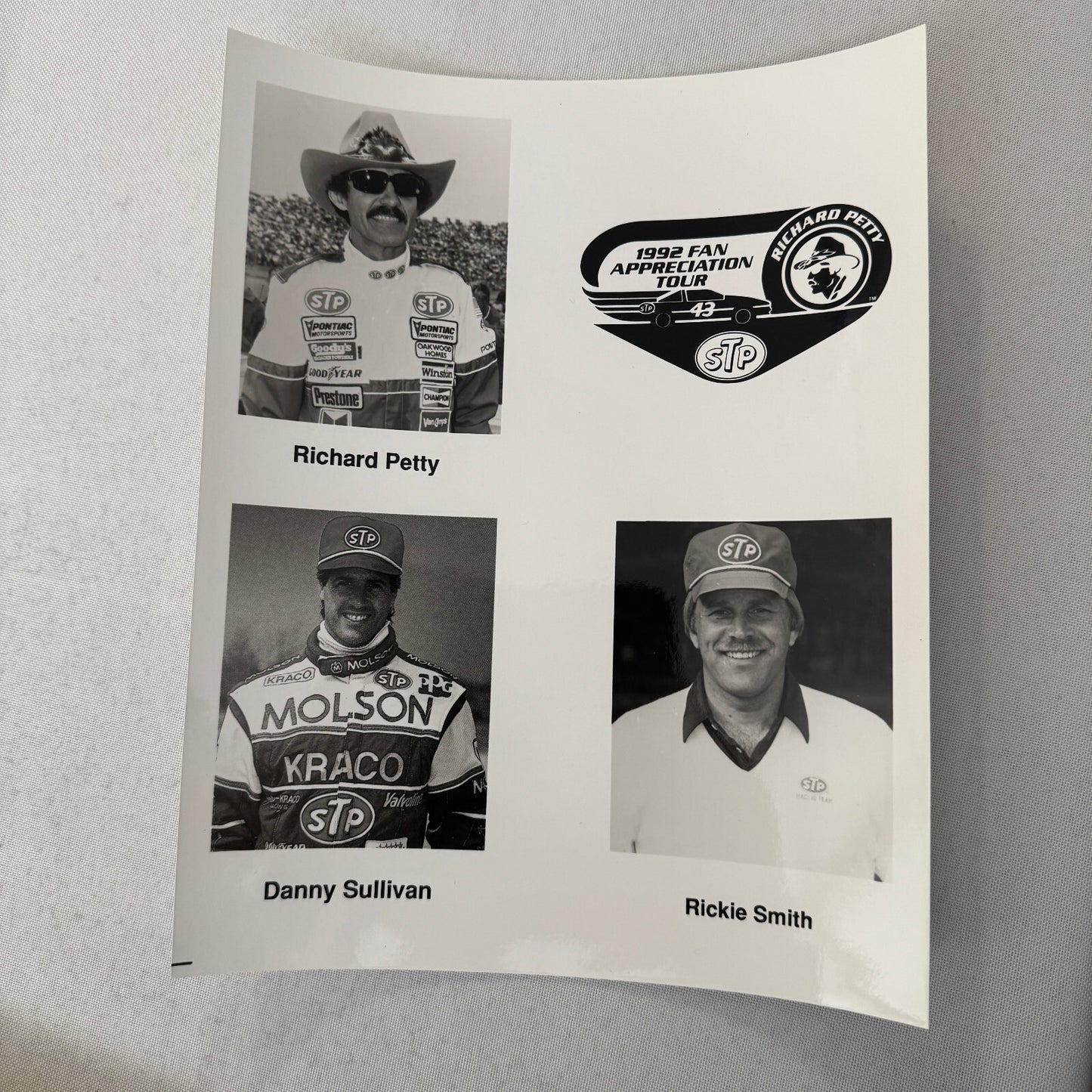 1992 STP Racing Press Kit Brochure Photos Bryan Herta Richard Petty Vintage