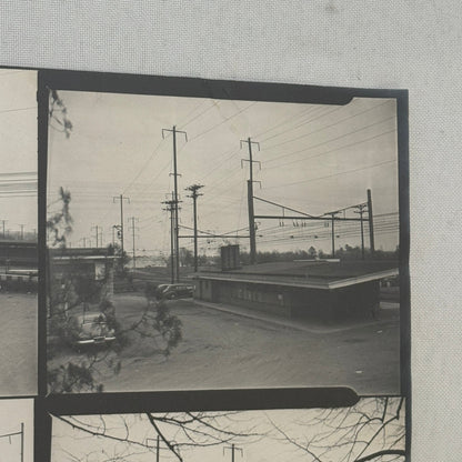 Vintage Pennsylvania Railroad Photo Contact Sheet Photograph Al Paul Lefton PRR
