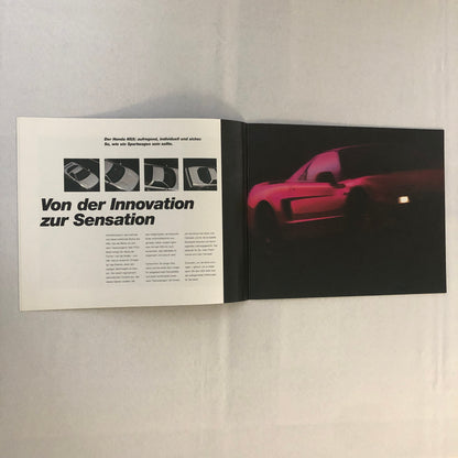 1997 1998 Honda NSX Car Sales Brochure Catalog GERMAN TEXT European Market