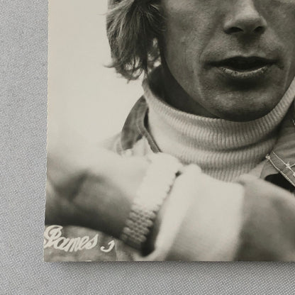 James Hunt Grand Prix Formula One F1 Racing Driver Portrait Photo Photograph
