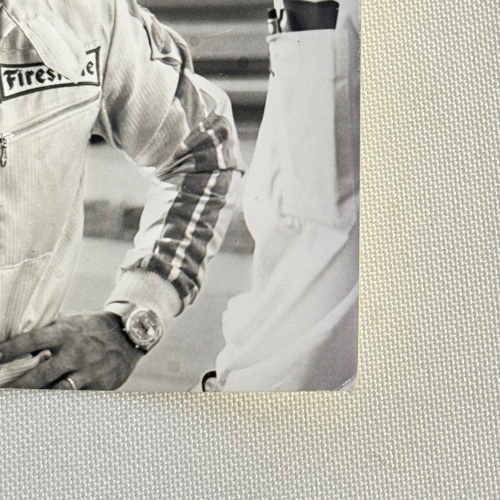 Vintage Mario Andretti Racing Driver Photo Photograph Print Motorsport