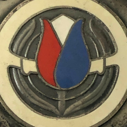 1956 Tulpen Rallye Rally Participant Badge Award Tulip Rally Dutch Netherlands 