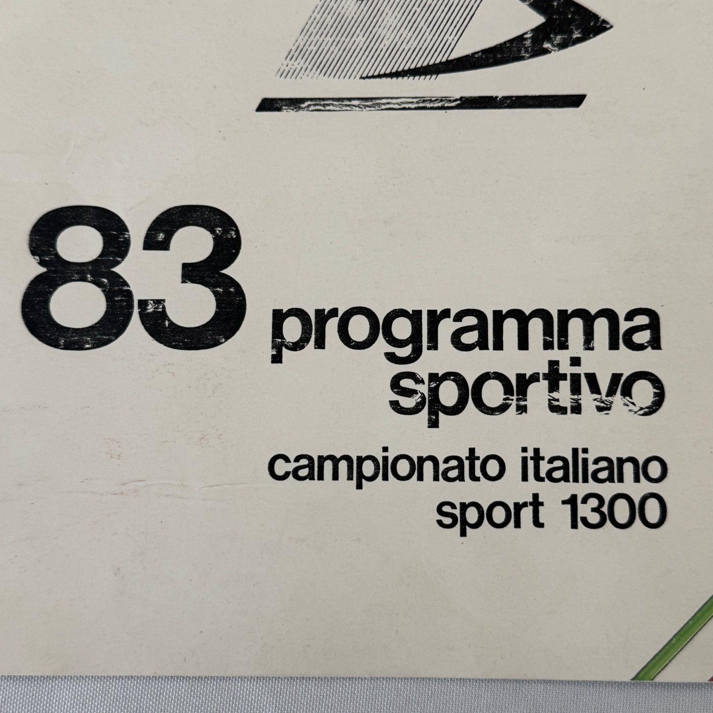 1983 Lucchini Racing Team Brochure Sport 1300 ITALIAN Text