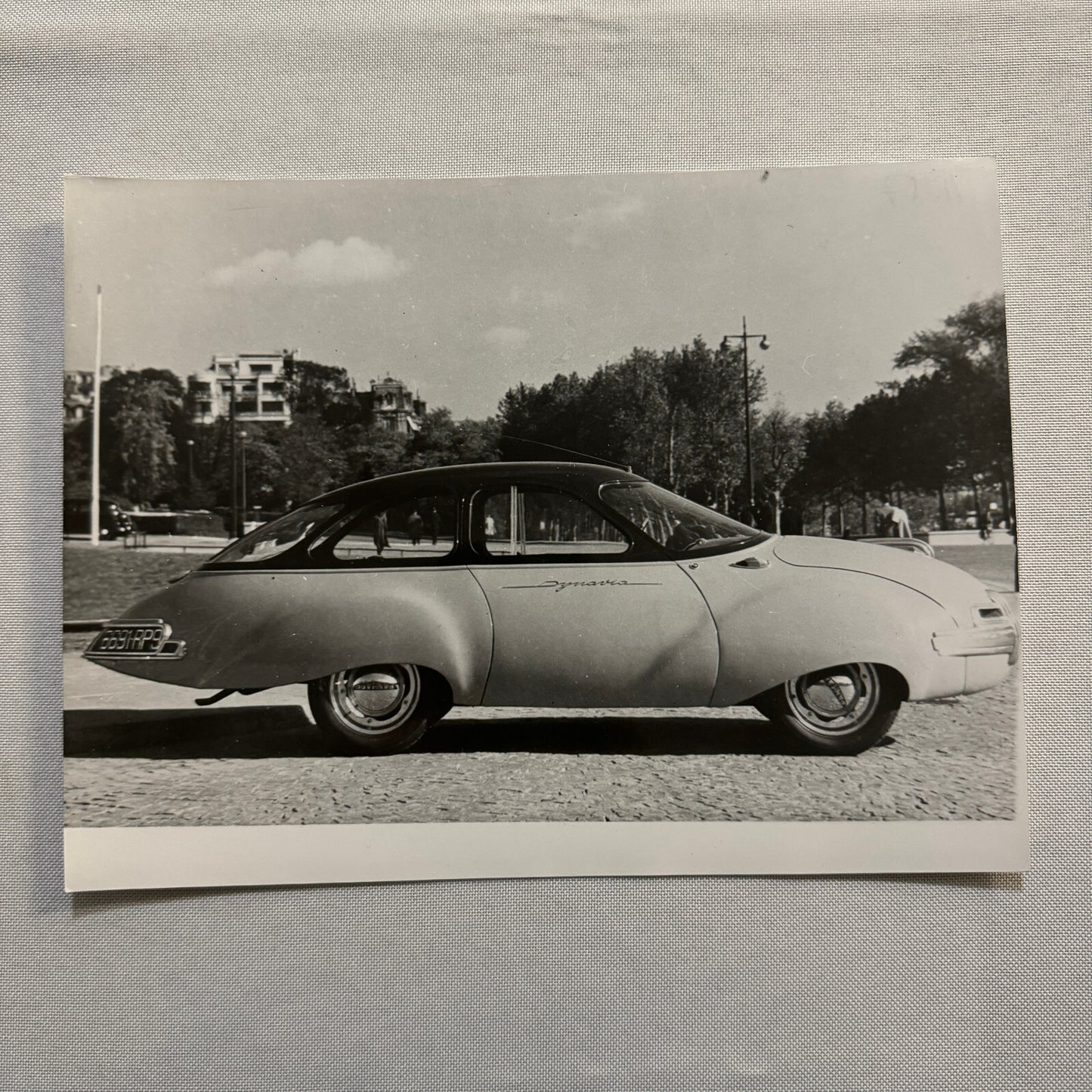 Panhard Dynavia 1948 Concept Car Press Photo Photograph Modern Print