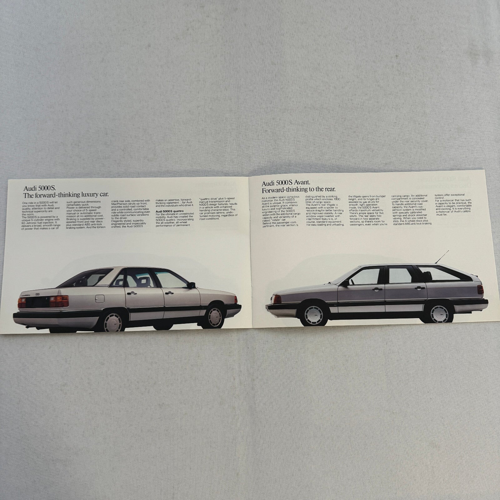 1988 Audi Car Sales Brochure Catalog 90 Quattro 5000 5000S Avant 5000CD 5000 CD