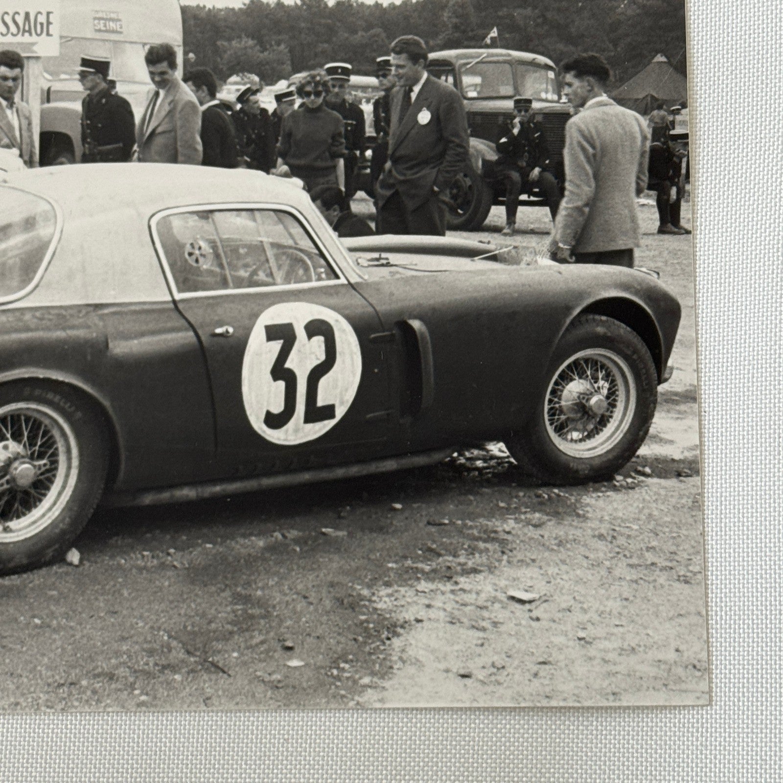 Lancia D20 LeMans 1953 Racing Photo Photograph Vintage Image Modern Print