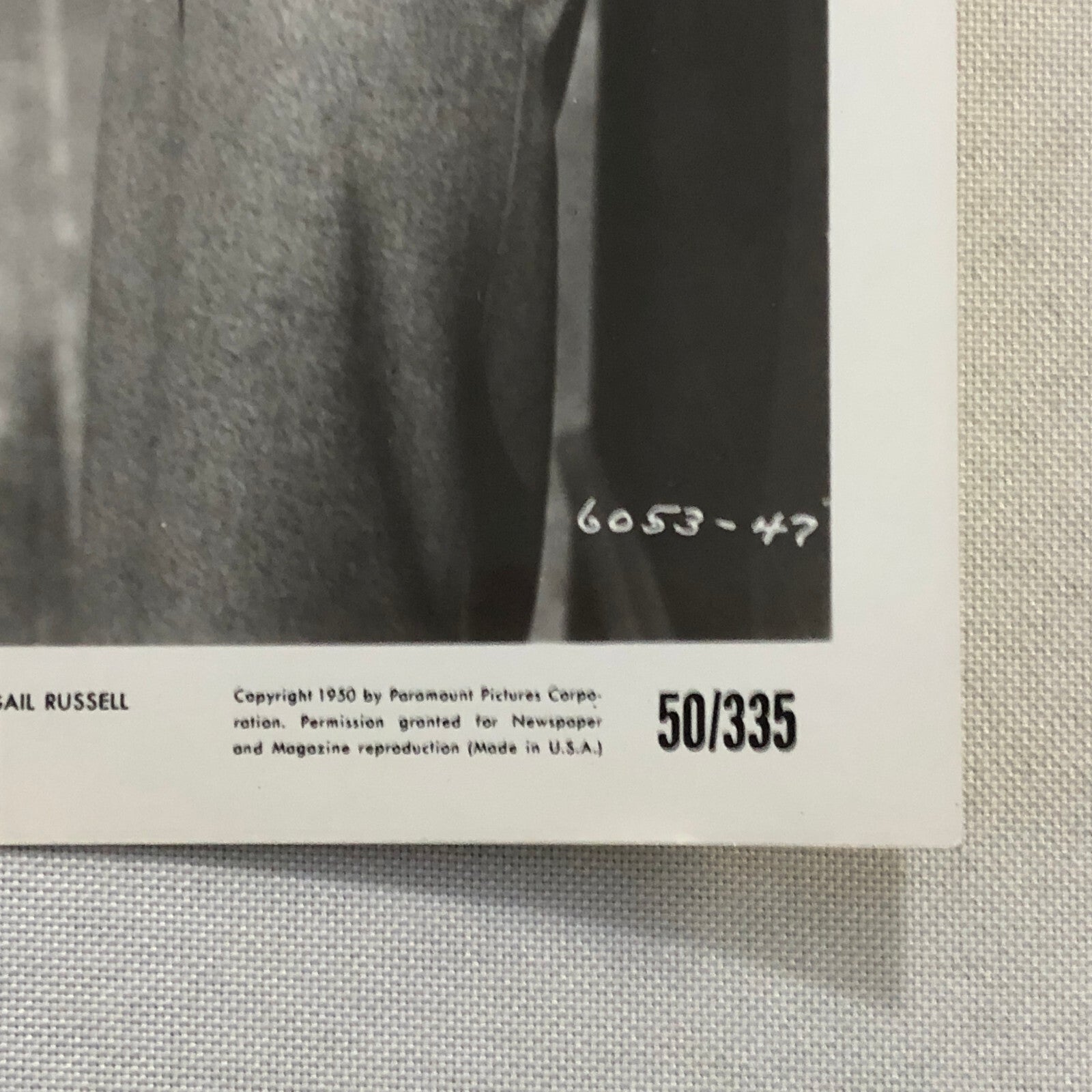 The Lawless Movie Film Photo Photograph MacDonald Carey Gail Russell 1950