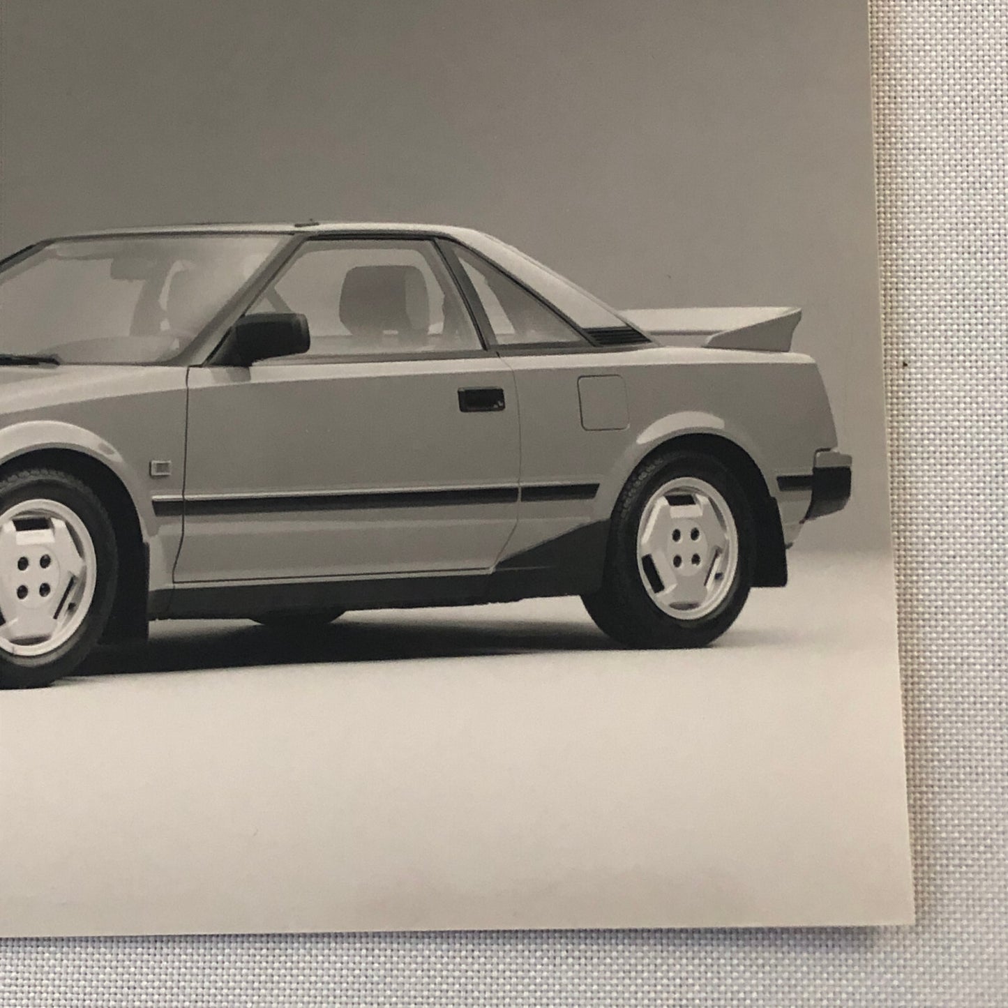 Vintage Toyota MR2 Car Factory Press Photo Photograph German Text European
