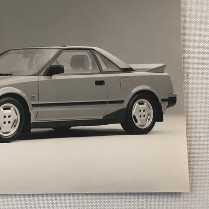 Vintage Toyota MR2 Car Factory Press Photo Photograph German Text European