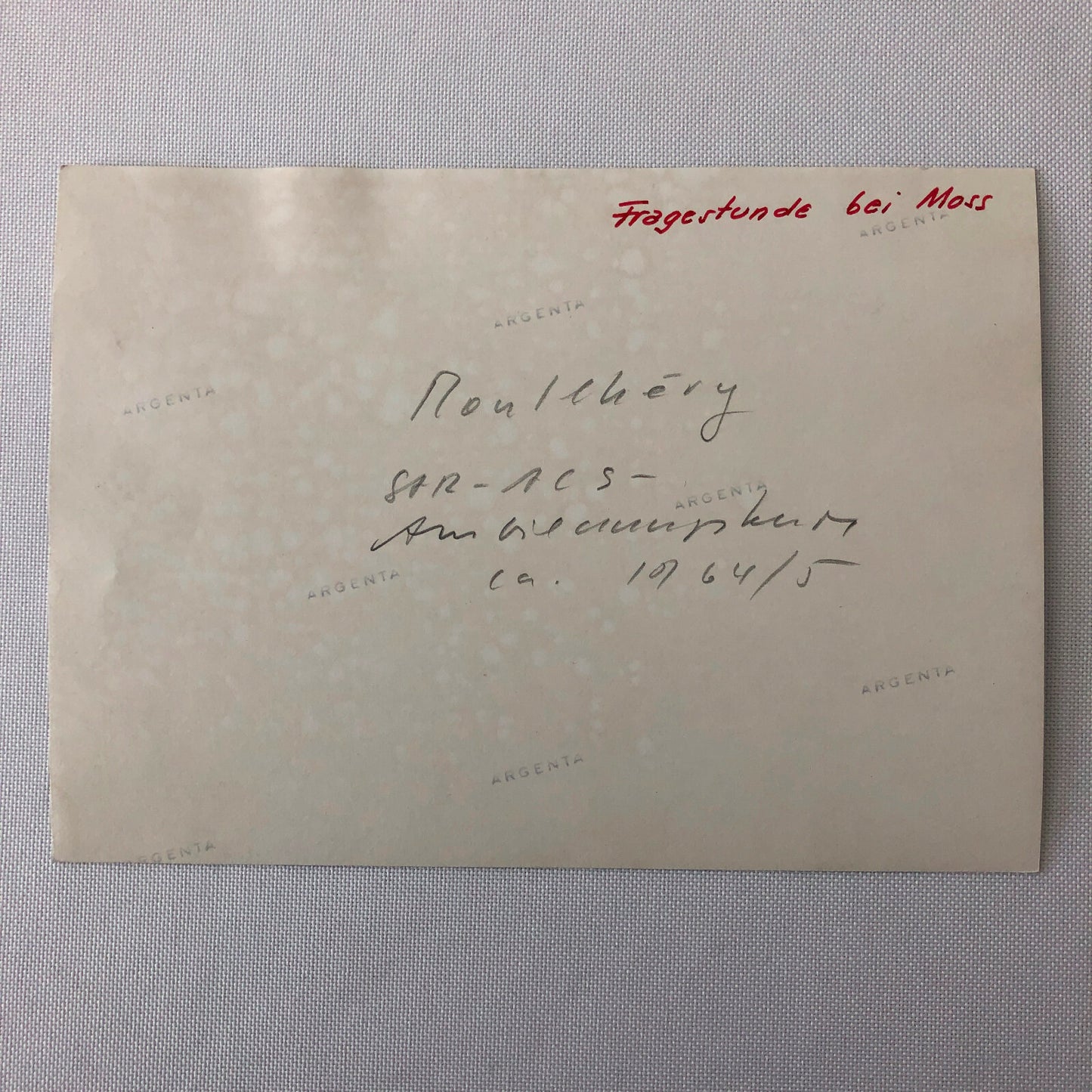 Vintage Stirling Moss Racing Driver Photo Photograph 