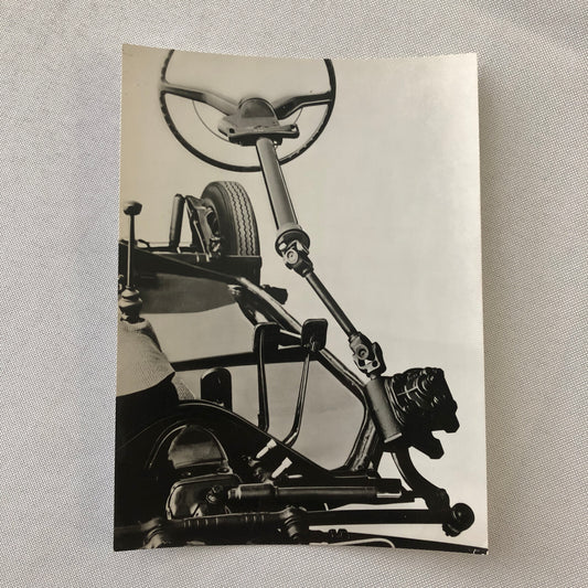 Vintage Volkswagen VW Beetle Factory Press Photo Photograph DUTCH Caption 1970