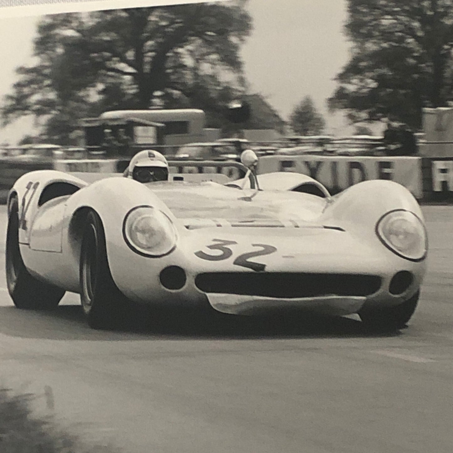 Vintage Racing Car Photo Photograph Print Lola Car Motorsport