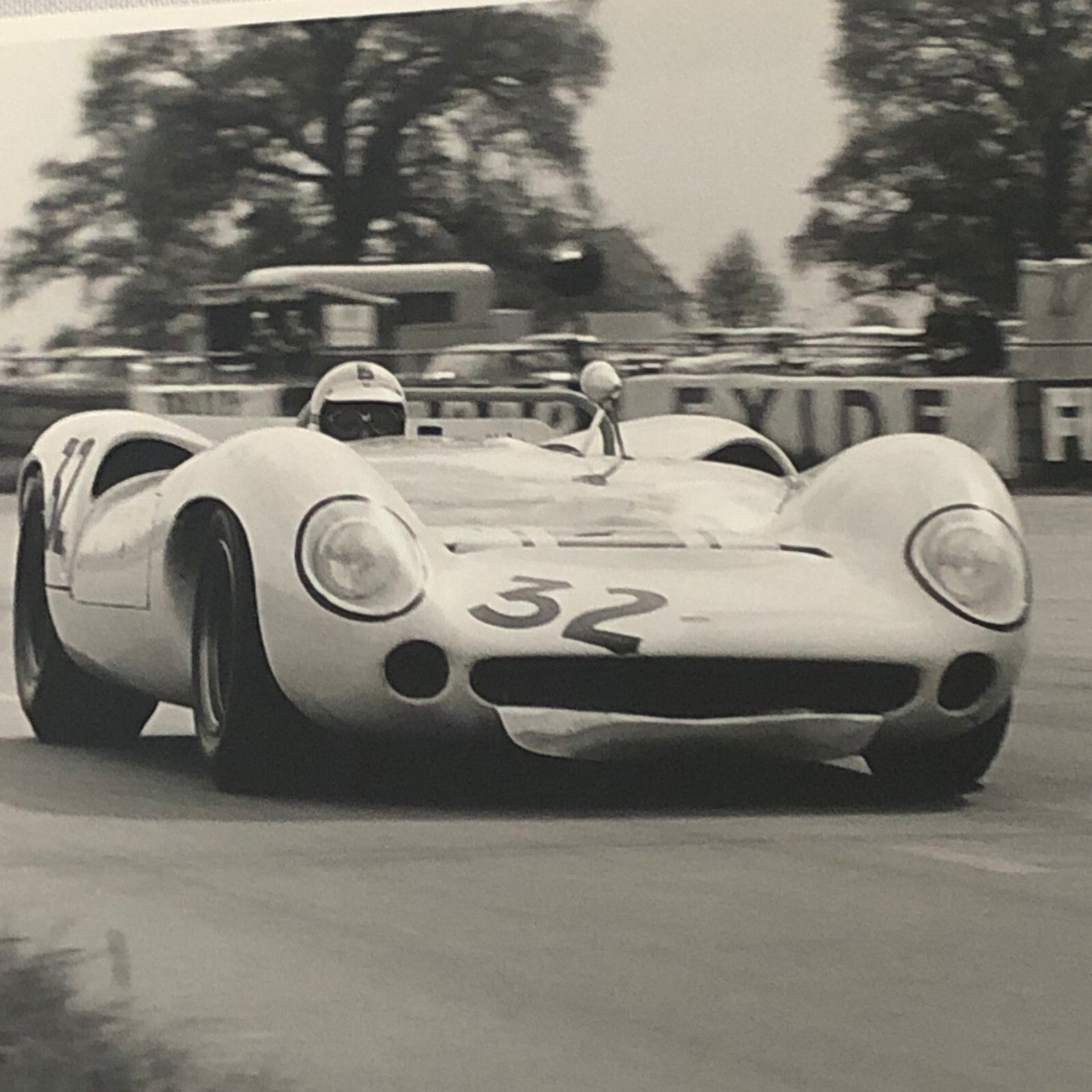 Vintage Racing Car Photo Photograph Print Lola Car Motorsport
