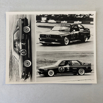 1987 BMW Motorsport John Player Special Racing Team Press Kit Brochure Photos