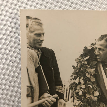 Vintage Motorcycle Racing Photo photograph Race Winner Germany