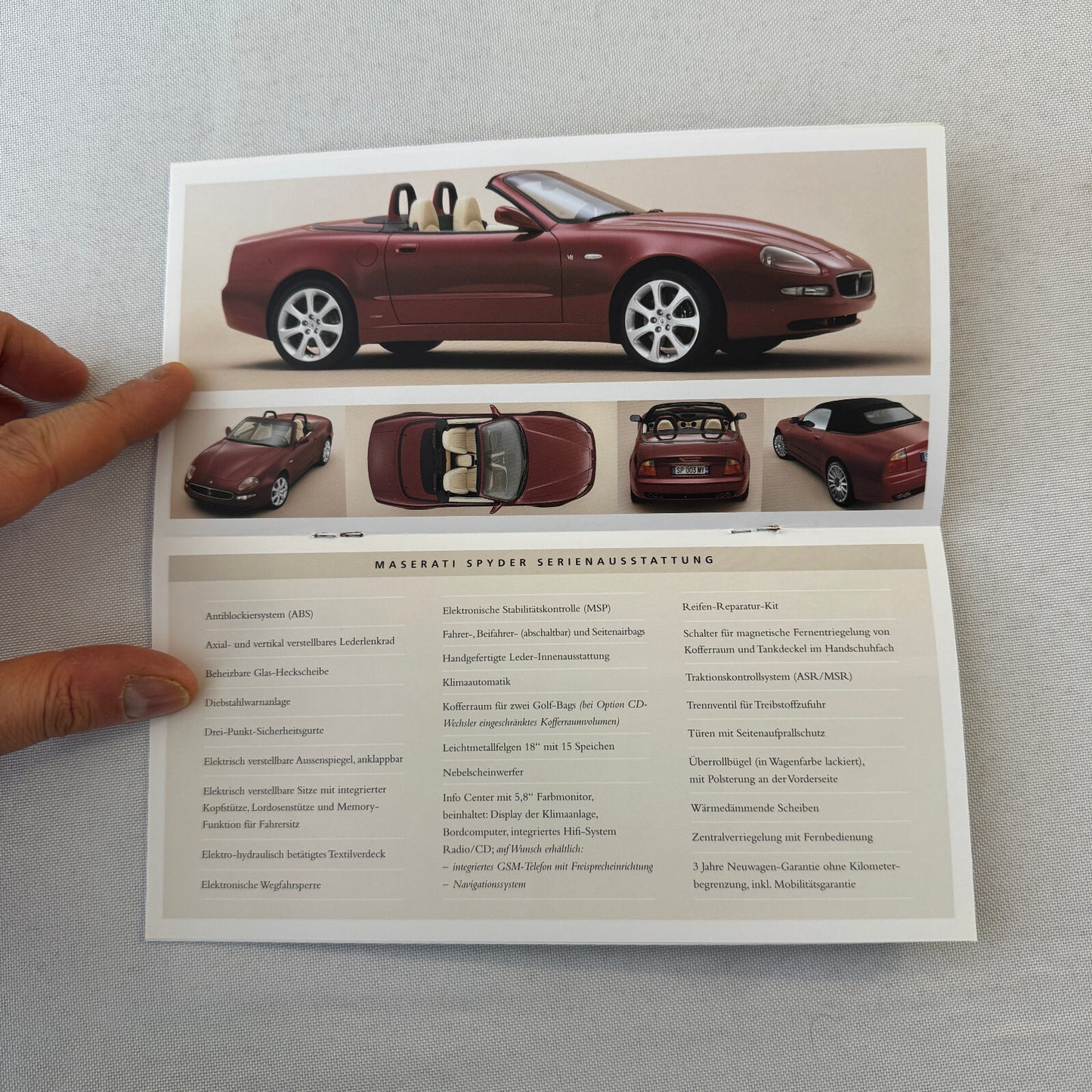2003 Maserati Coupe & Maserati Spyder Press Kit Brochure Photo CD