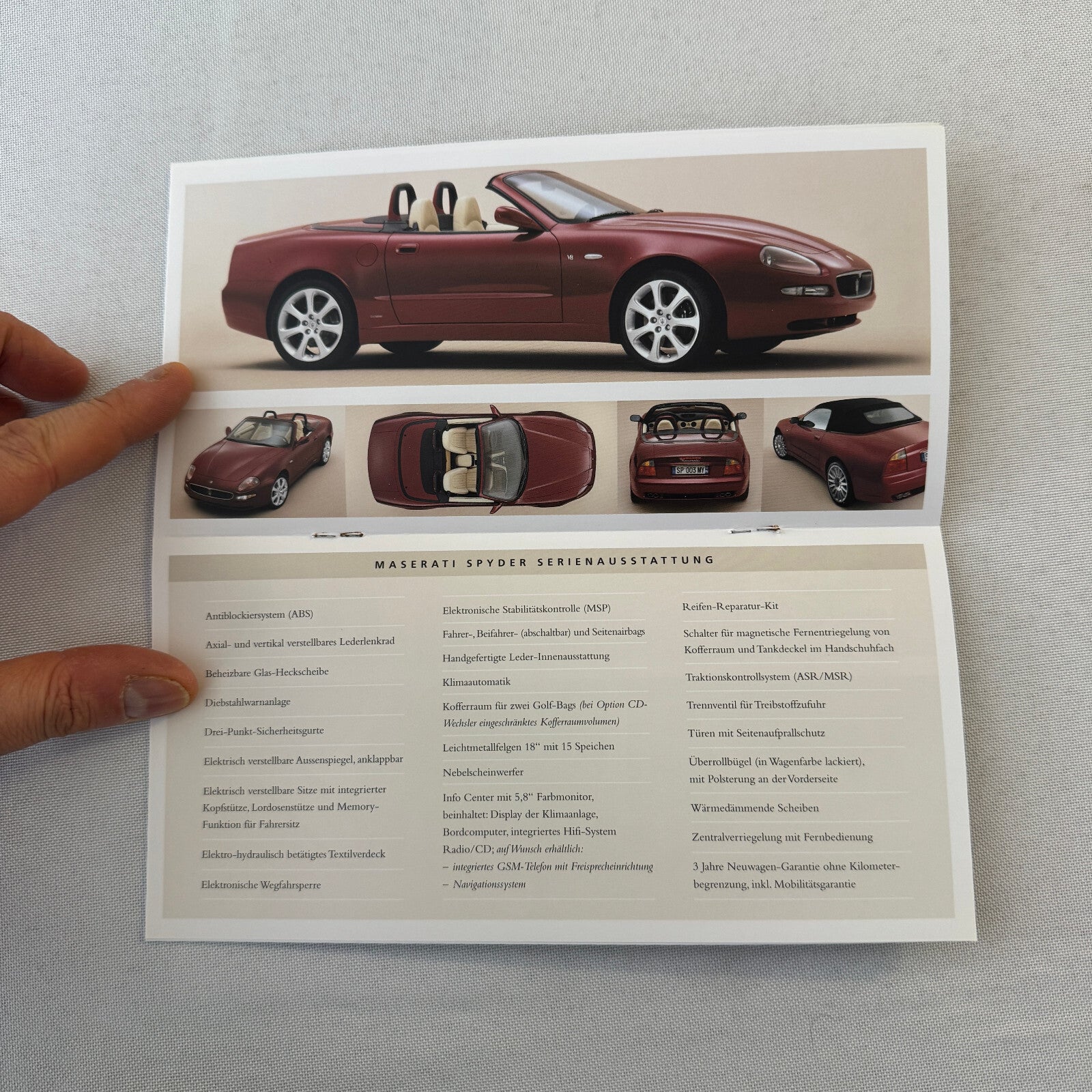 2003 Maserati Coupe & Maserati Spyder Press Kit Brochure Photo CD