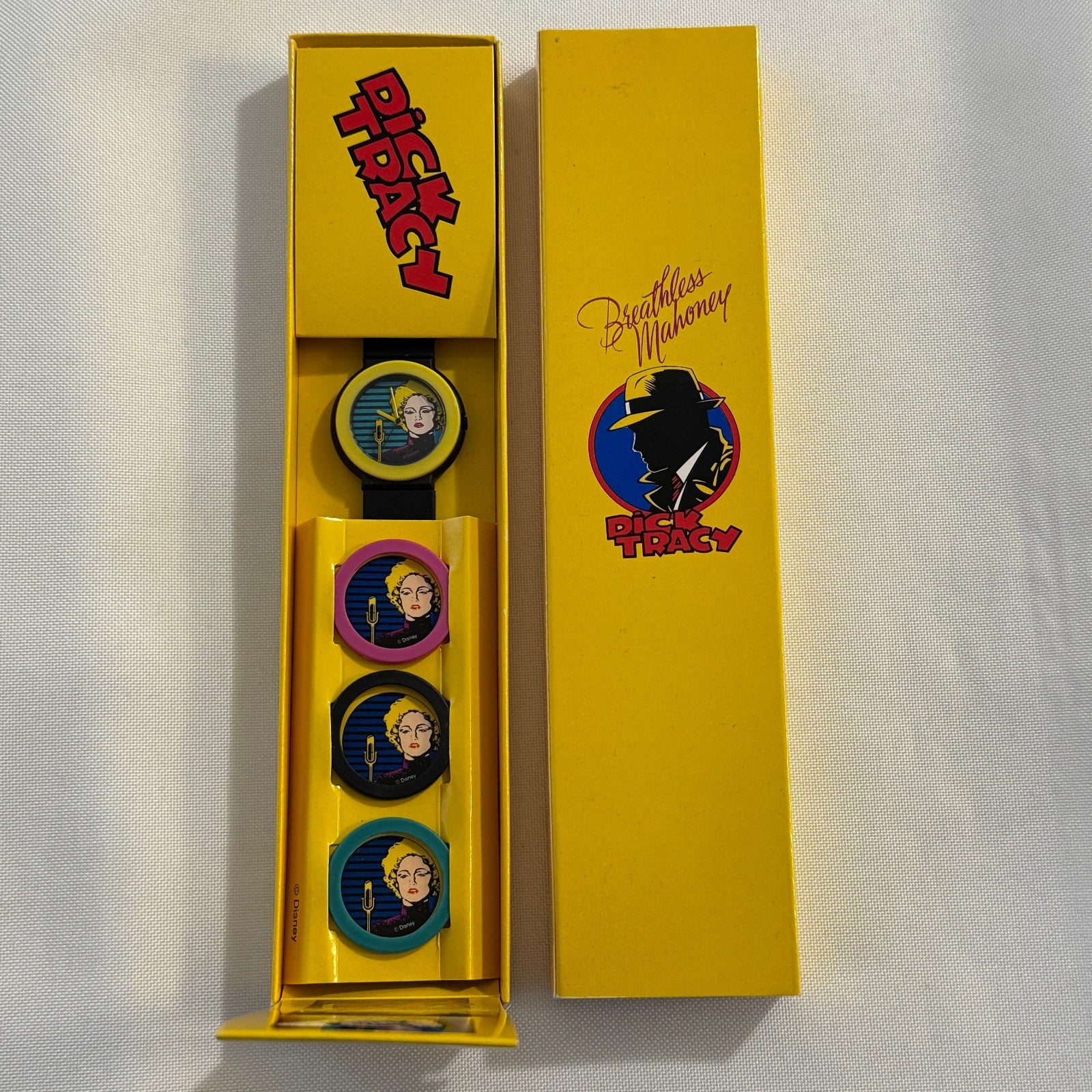 Vintage Madonna Dick Tracy Watch Breathless Mahoney New Old Stock NOS Wristwatch