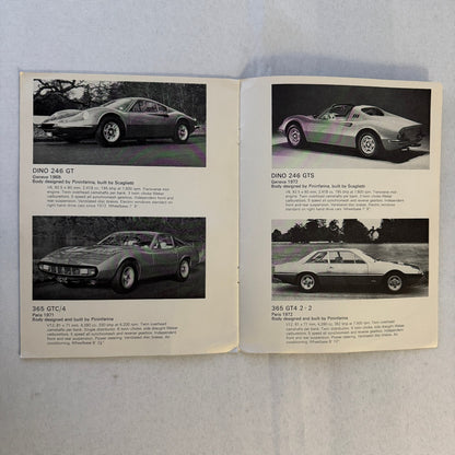 Vintage Ferrari Maranello Concessionaires Dealership Brochure 250 GT 400