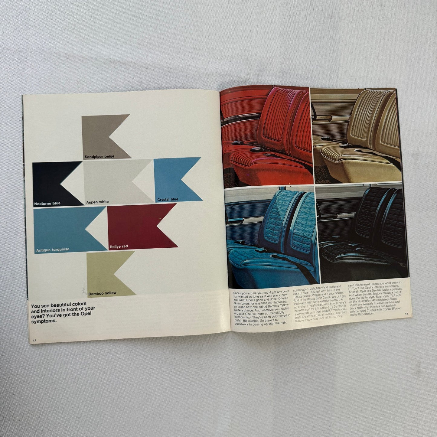 1967 Buick Opel Kadett Car Sales Brochure Catalog Advertising