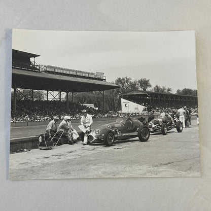 Vintage Racing Photo Photograph Unidentified Car MODERN PRINT