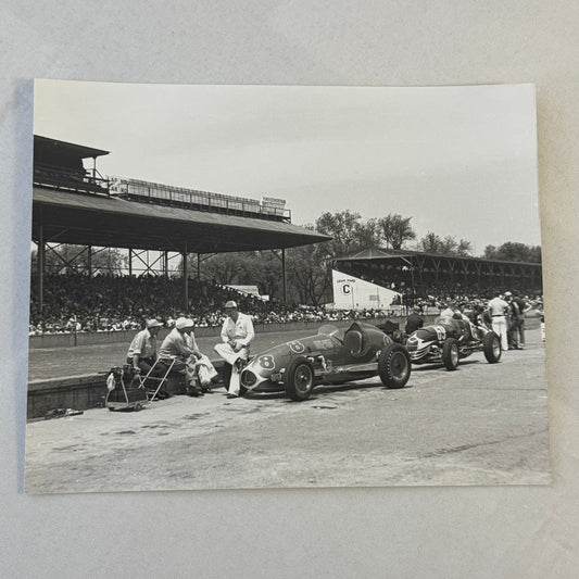 Vintage Racing Photo Photograph Unidentified Car MODERN PRINT