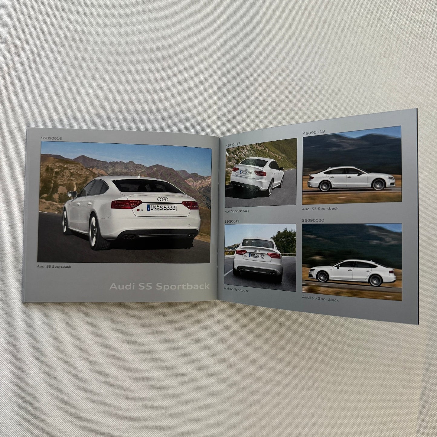 2009 Audi Factory Press Kit Photo CD Brochure Audi R8 Spyder S5 Sportback