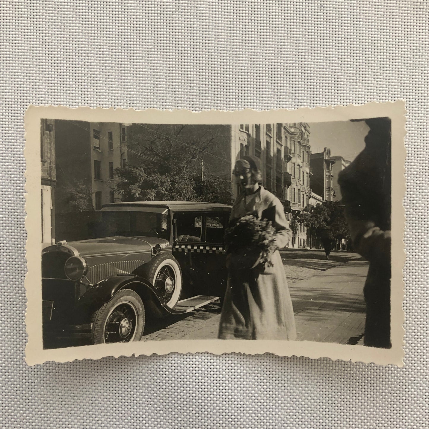 Vintage Photo Photograph Lot Taxi Cab Car Automobile People Woman AL22SM1