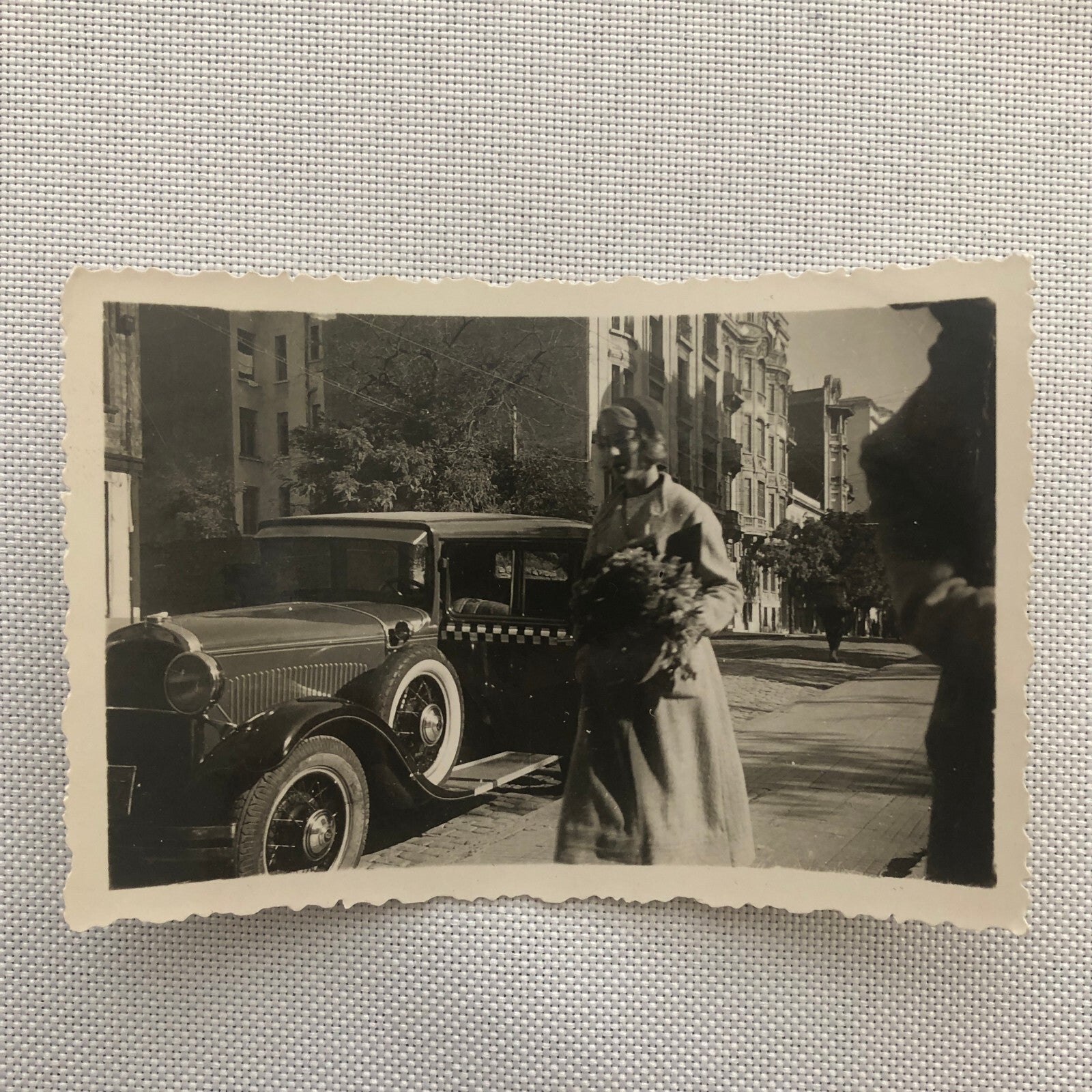 Vintage Photo Photograph Lot Taxi Cab Car Automobile People Woman AL22SM1