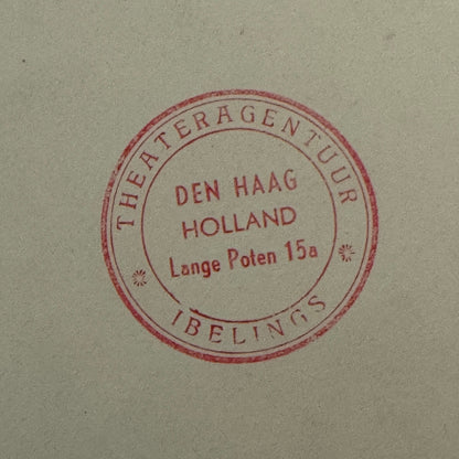 Circus Acrobat Balancing Act Photo Photograph Kaiper Vintage Holland