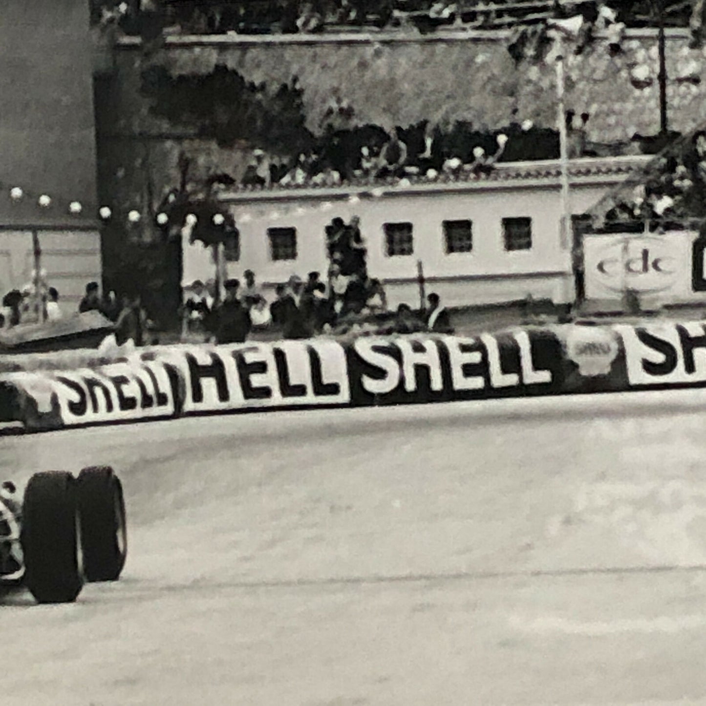 Vintage Grand Prix Car Racing Photo Photograph Print Motorsport Race