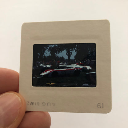 Porsche Car Show 35mm Photo Slide Vintage Racing Car