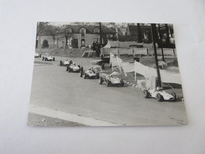 Vintage 1962 Racing Photograph Photo Image - Grand Prix Belgium Brussels Cars 
