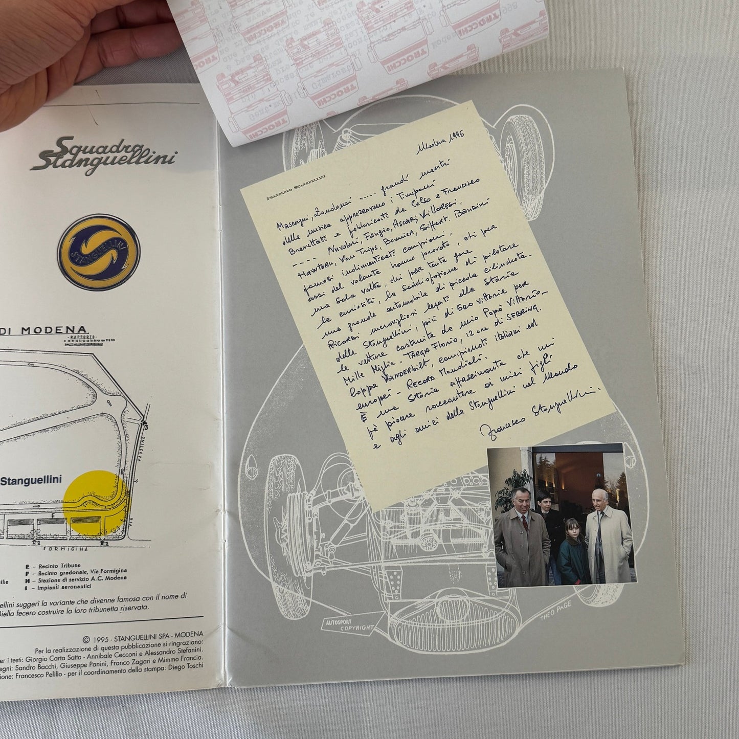 Stanguellini Racing Car Motorsport History Brochure Book 1998 Italian Text