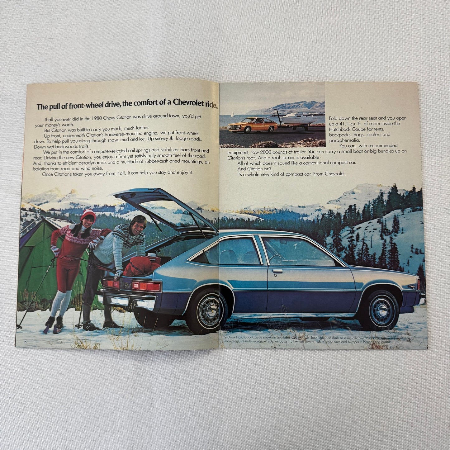 1980 Chevrolet Citation Car Sales Brochure Catalog Chevy X11 Club Coupe