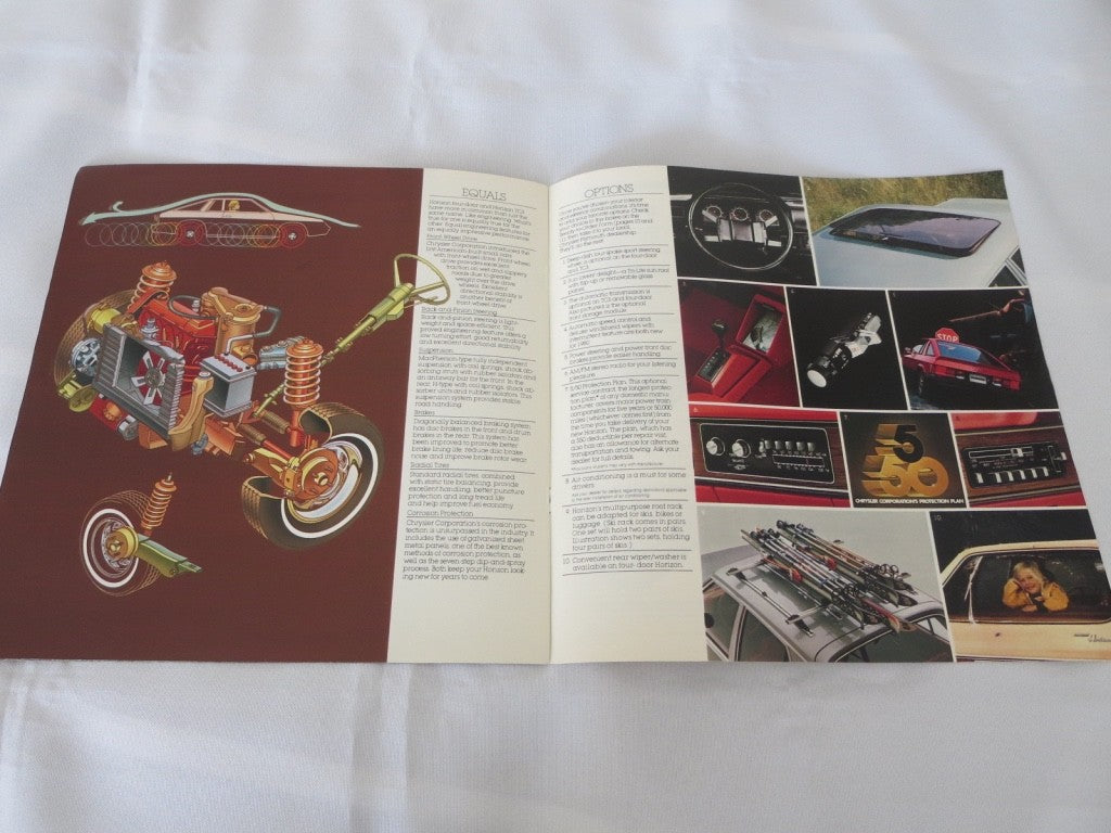 1980 Plymouth Horizon Sales Brochure Catalog TC3 