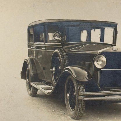 Officine Meccaniche OM Car Automobile Italian Photo Postcard Post Card RPPC