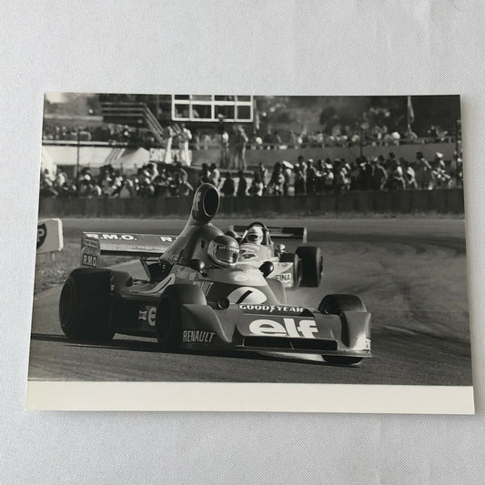 Vintage 1976 Formula 2 F2 Nogaro Grand Prix Racing Photo Photograph ELF Renault