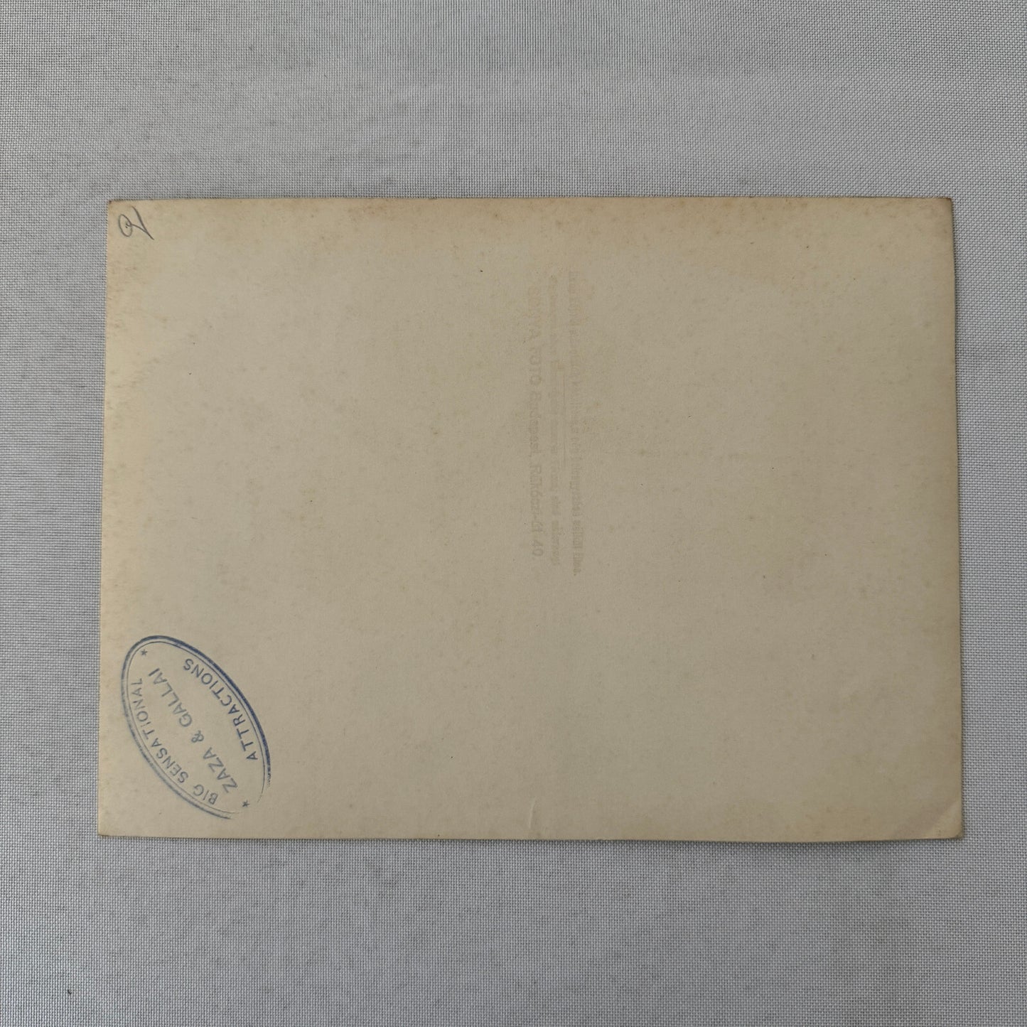 Vintage Circus Acrobat Balancing Act Photo Photograph Zaza and Gallai