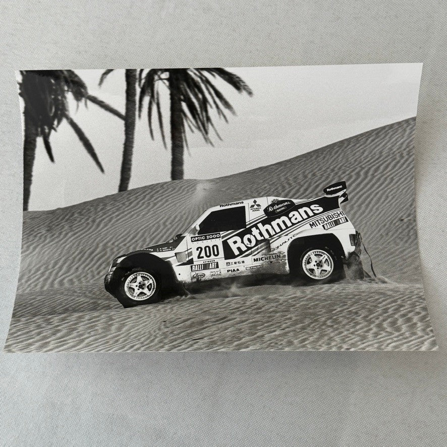 Rothmans Mitsubishi Pajero Rally Rallye Racing Press Kit 1993 Atlas Rally Photo