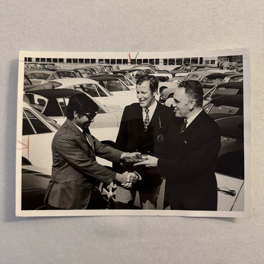 Porsche Factory Werkfoto Press Photo Photograph Porsche 911