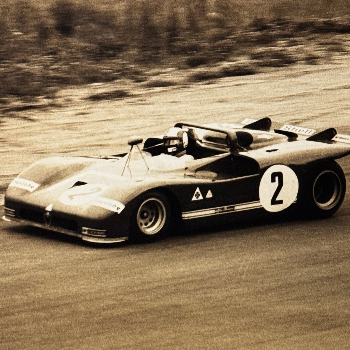 Vintage Racing Photo Lot Porsche Alfa Romeo Cars 1000 KM Race Modern Prints