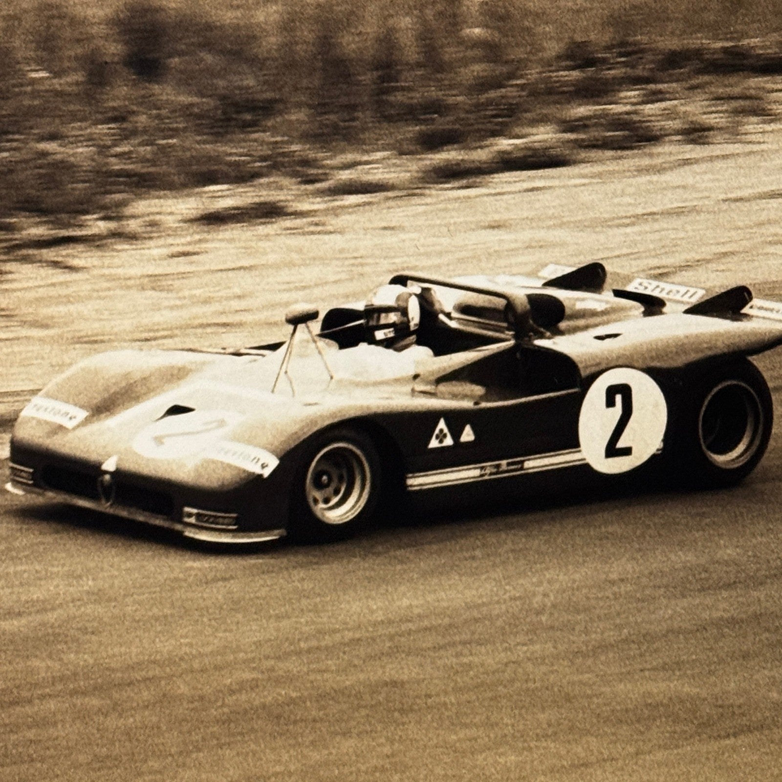 Vintage Racing Photo Lot Porsche Alfa Romeo Cars 1000 KM Race Modern Prints